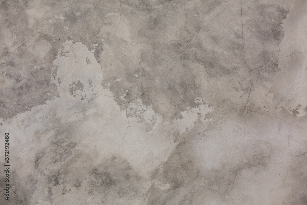 Naklejka premium Crack concrete grey wall or Cement wall background