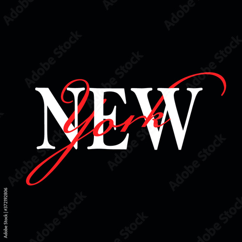 new york slogan for T-shirt printing design and various jobs, typography,  vector.