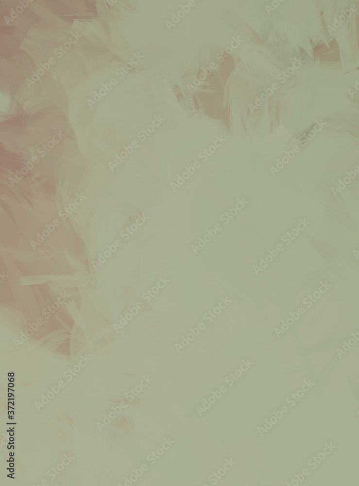 Fototapeta premium 2D illustration of colorful brush strokes. Decorative texture painting. Vibrant paint pattern backdrop.