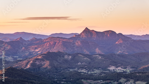 Dawn  Best of All Lookout view of Mount Warning