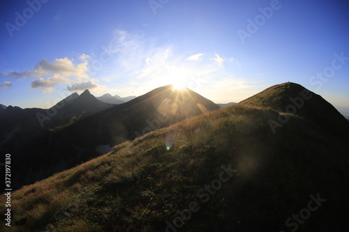 Sunset in Western Tatra Mountains