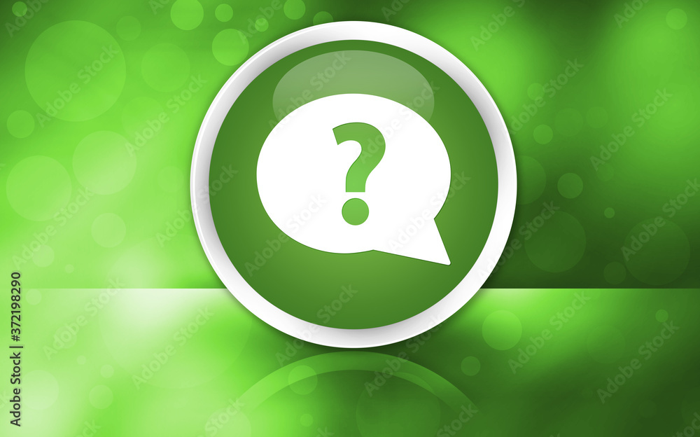 Question mark bubble icon premium glossy button isolated on abstract shiny green background Question mark bubble icon premium glossy button isolated on abstract shiny green background