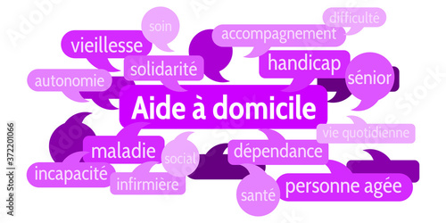 Nuage de Mots Aide à Domicile v8