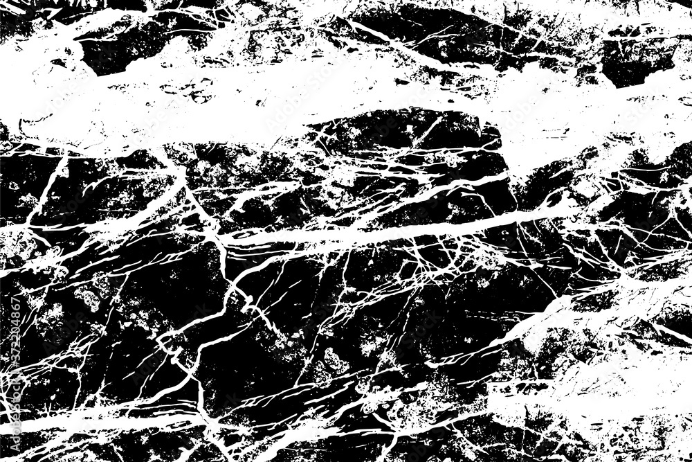 Naklejka premium Dirty grunge background. The monochrome texture is old. Vintage worn pattern. The surface is covered with scratches