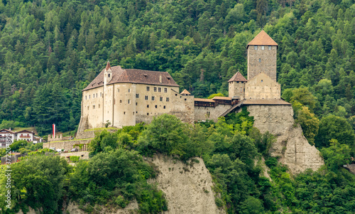 Tyrol Castle with Venosta Valley in background, Merano, Trentino Alto Adige, northern italy - Europe © lorenza62
