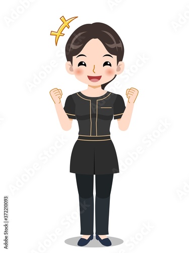 エステサロンの女性