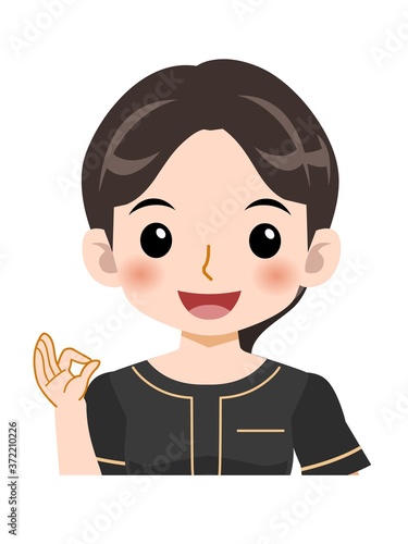エステサロンの女性