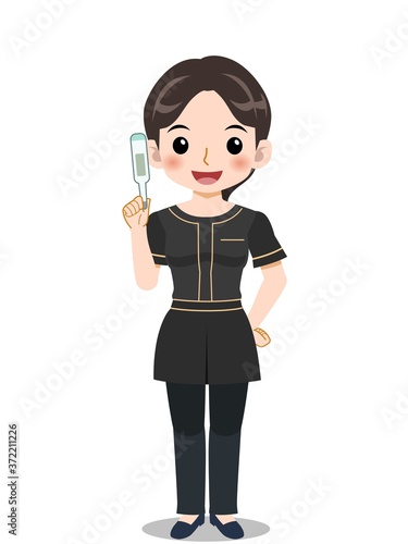 エステサロンの女性