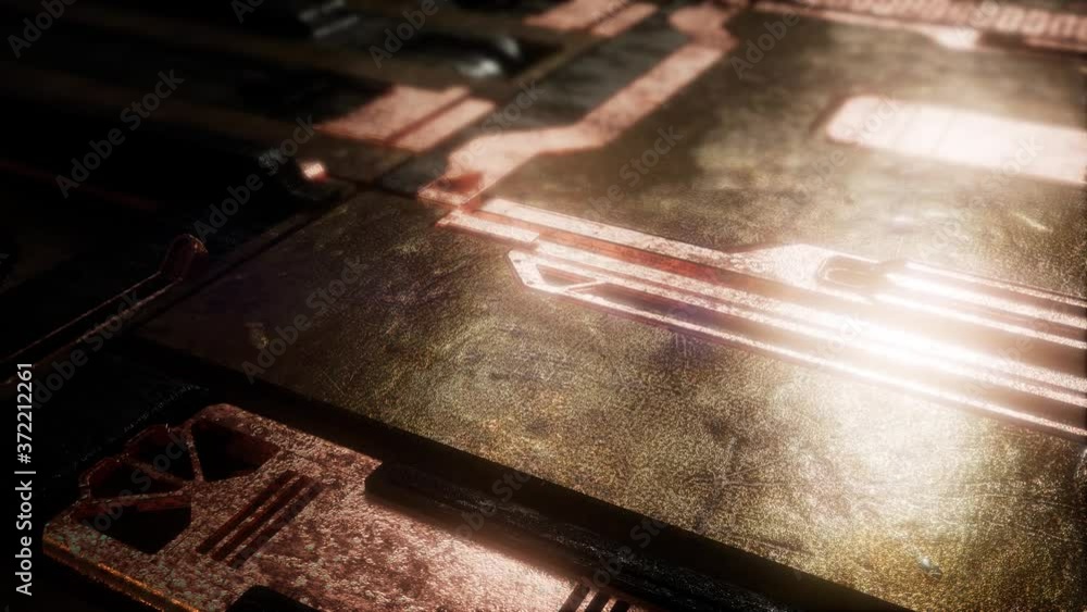 3d rendered Sci Fi metal background 3d rendered Sci Fi metal background