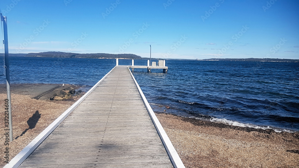Old Wooden Jetty Lake Macquarie NSW