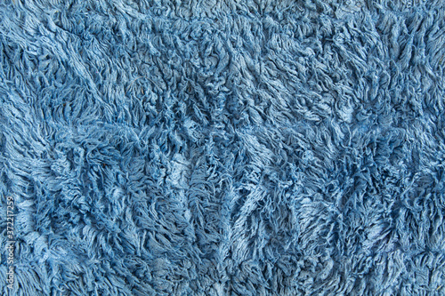 Texture of blue cloth for washing the floor