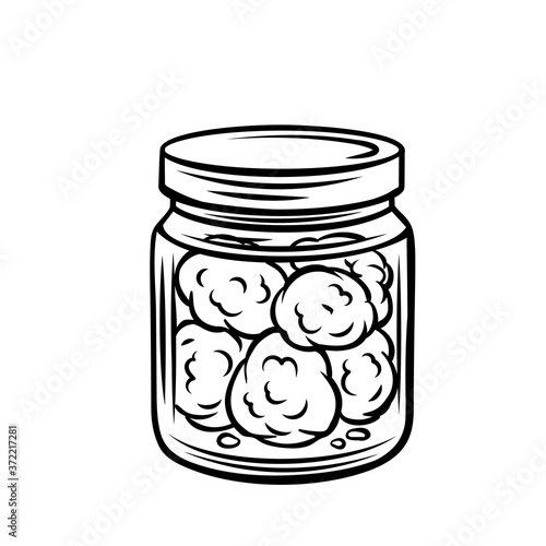 Vector cannabis buds