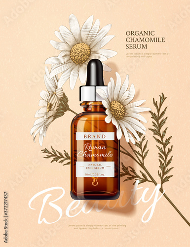 Ad template for beauty product