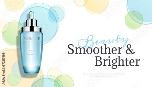 Ad template for beauty product