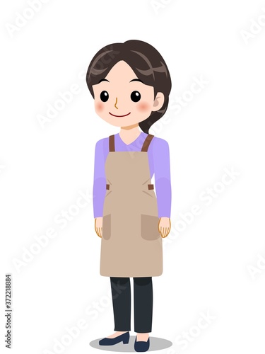 若いきれいな主婦