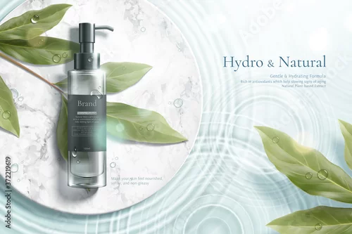 Obraz Healthy beauty product ad template