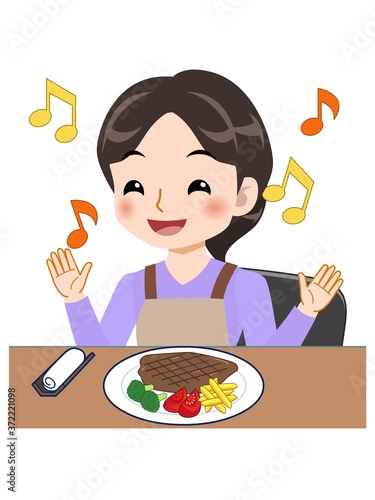 キレイな若い主婦