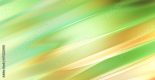 Cool background with vibrant waves of colorful lights. 2D illustration of wavy motion. Vibrant color shapes. Abstract conceptual wallpaper.