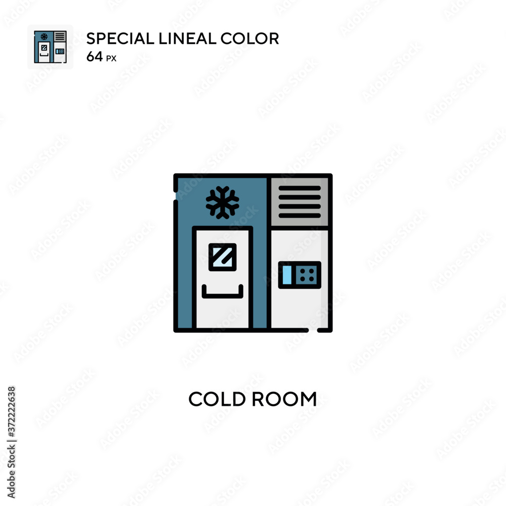 Cold Room Special Lineal Color Icon Cold Room Icons For Your Business