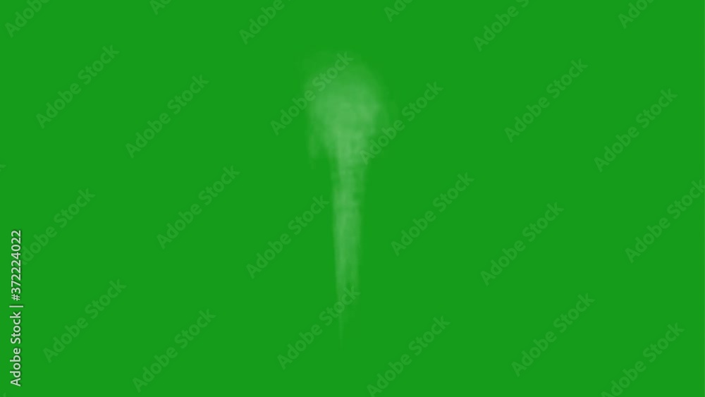 White smoke motion graphics with green screen background White smoke motion graphics with green screen background