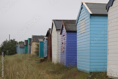 Hunstanton beach huts for family holidays by the sea  © Wendy