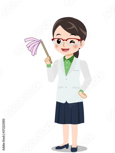 若い事務職の女性