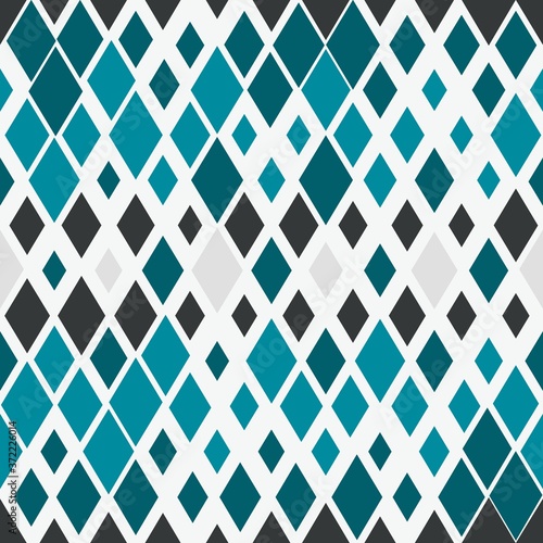 random black and blue geometric diamond seamless pattern for background, wallpaper, label, banner, vector design