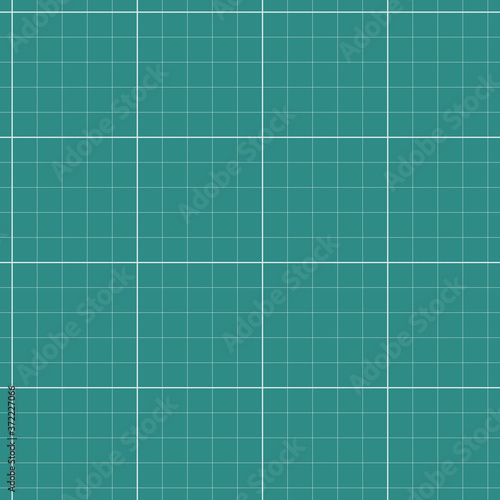 simple grid lines seamless pattern, page with a continuous square, quadrille, quad on green board for background, banner, label, card, cover, texture in education theme etc. vector design.