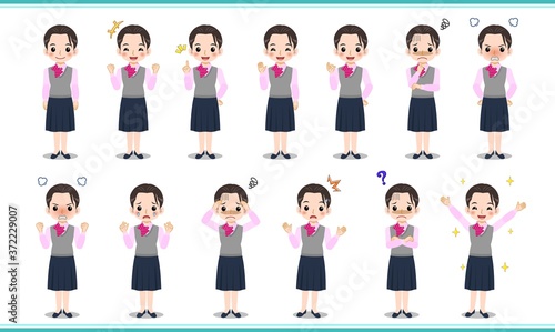 若い事務職の女性