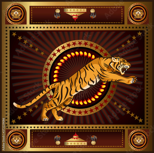Tigers Leap. Headscarf