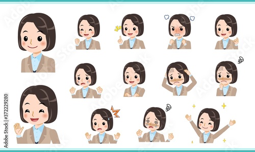 制服を着た女性