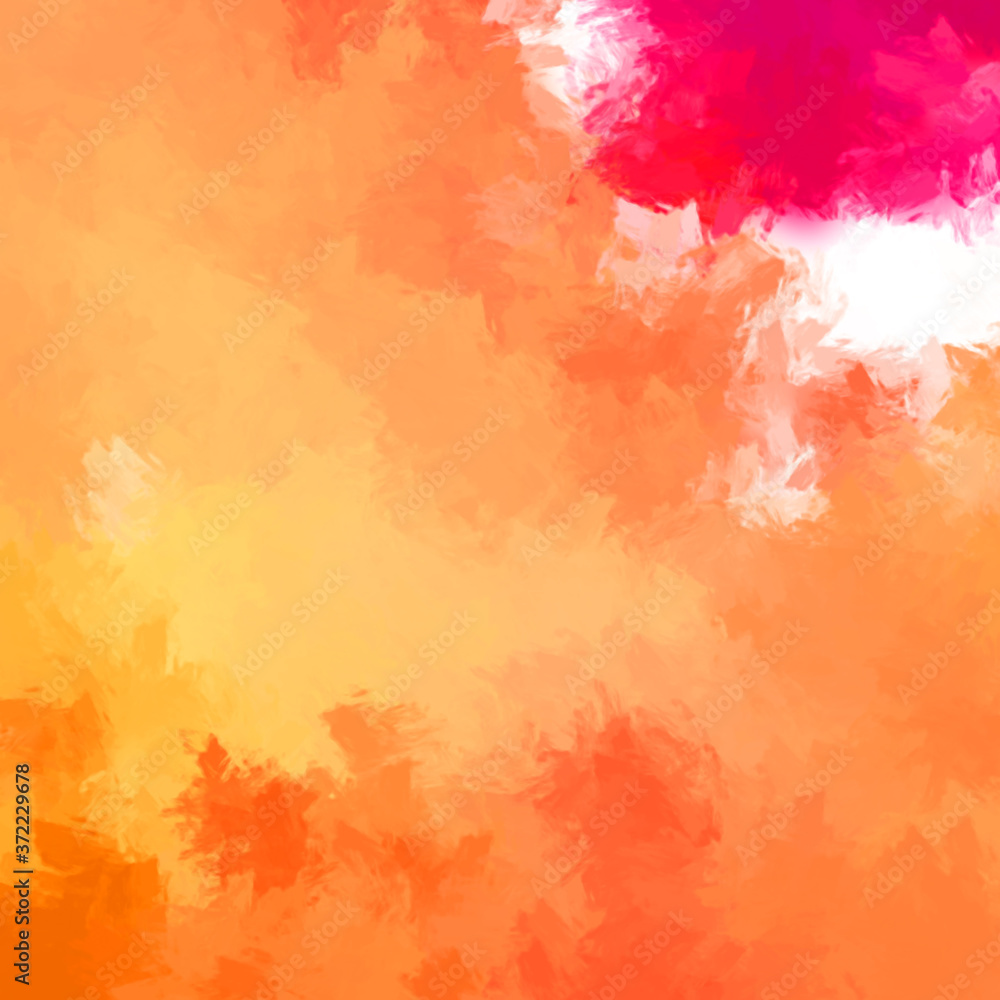 Brushed Painted Abstract Background. Brush stroked painting. Artistic vibrant and colorful wallpaper.