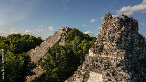 Wallpaper Mural Ancient Maya Becan Temple situated in the jungle of the Yucatán Peninsula, Mexico. Torontodigital.ca
