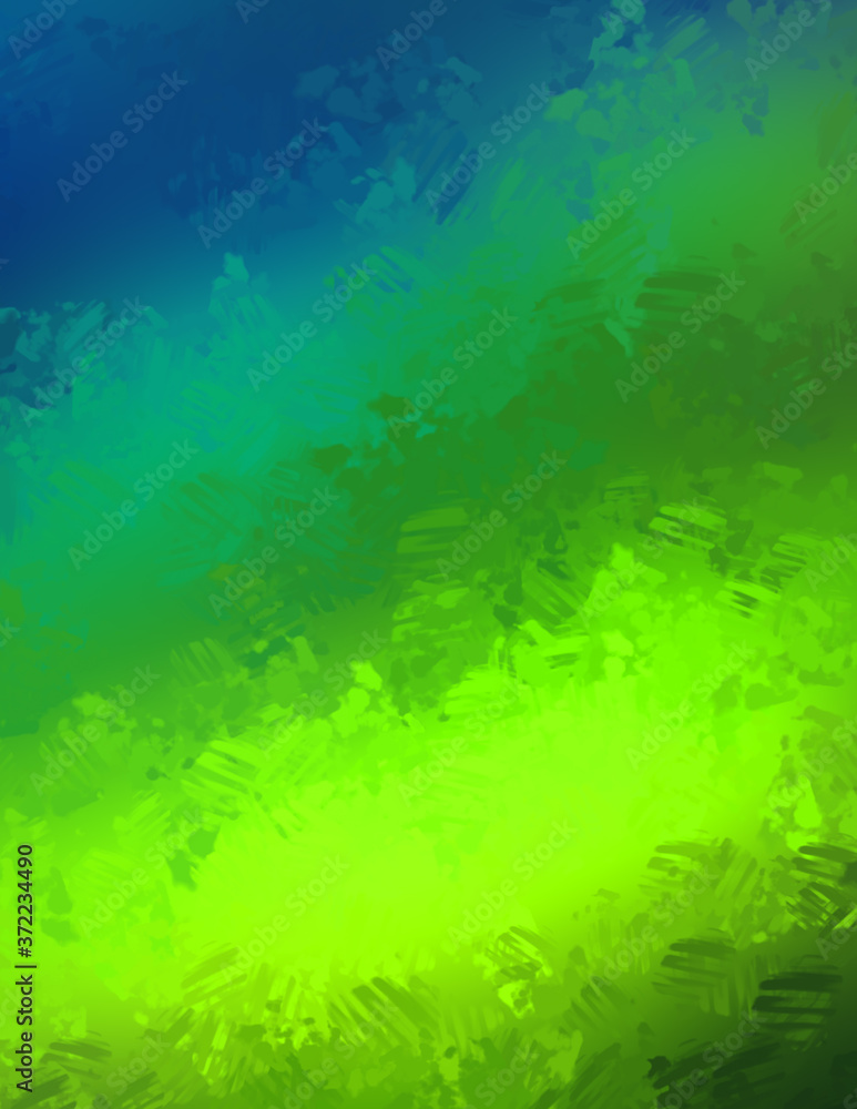 Fototapeta premium Brushed Painted Abstract Background. Brush stroked painting. Strokes of paint. 2D Illustration.