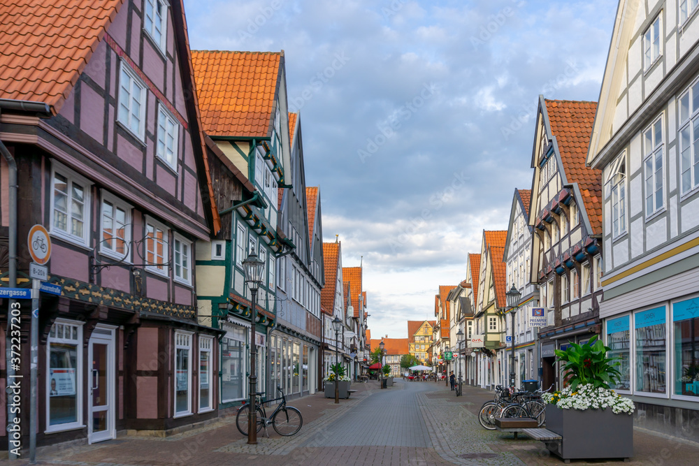 Ταπετσαρία beautiful summer evening in the historic old town of Celle in Lower Saxony