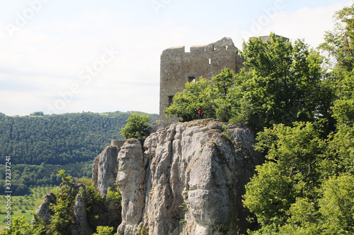 Reussenstein Castle ruins in Baden-Wuerttemberg, German photo