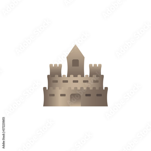 Sand Castle Design Illustration Vector