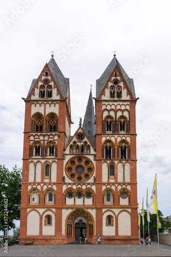 view of the historic cathedral in Limbarg an der Lahn photo