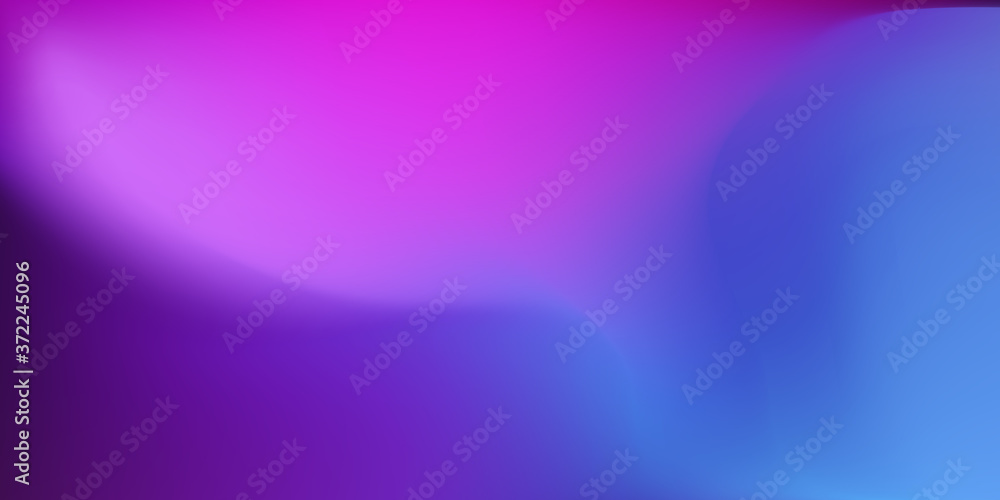 Beautiful purple, pink and blue gradient background. Abstract Blurred colorful backdrop. Vector illustration for your graphic design, banner, poster, card or website