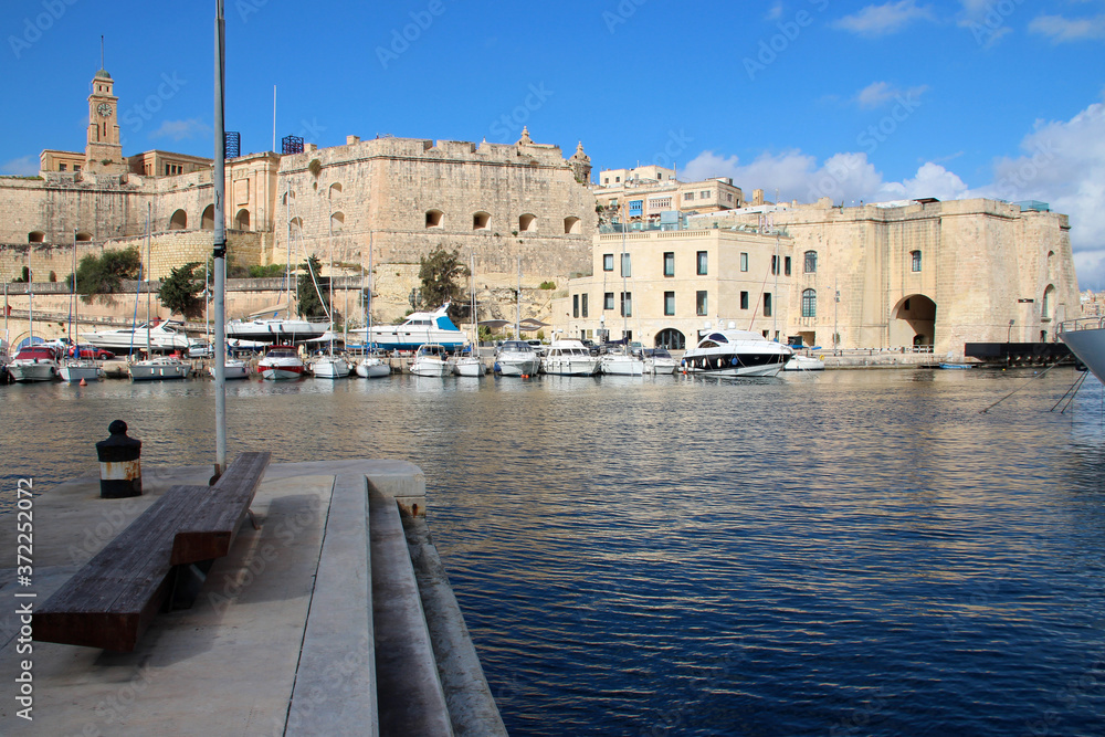 Saint-Michel and Sheer Bastions in Senglea (malta) 