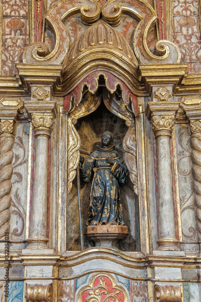 Nossa Senhora do Rosario Church, Interior, Tiradentes, Minas Gerais, Brazil