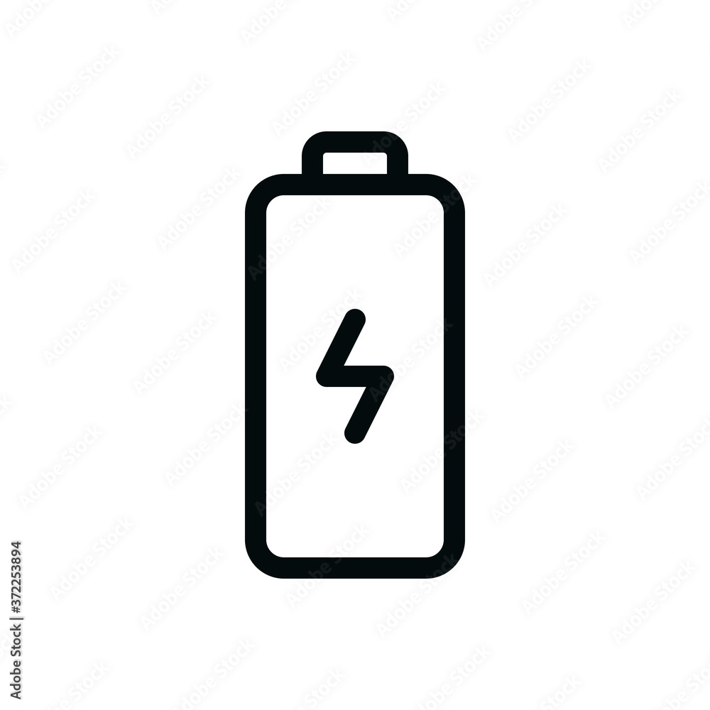 AA battery isolated icon, charging battery outline vector icon with editable stroke AA battery isolated icon, charging battery outline vector icon with editable stroke