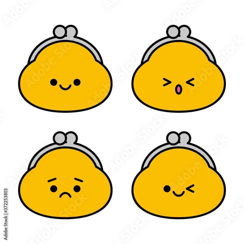 財布の表情セット