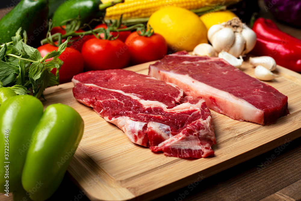 Food background. steak, Fresh raw beef, background. Food background. steak, Fresh raw beef, background.