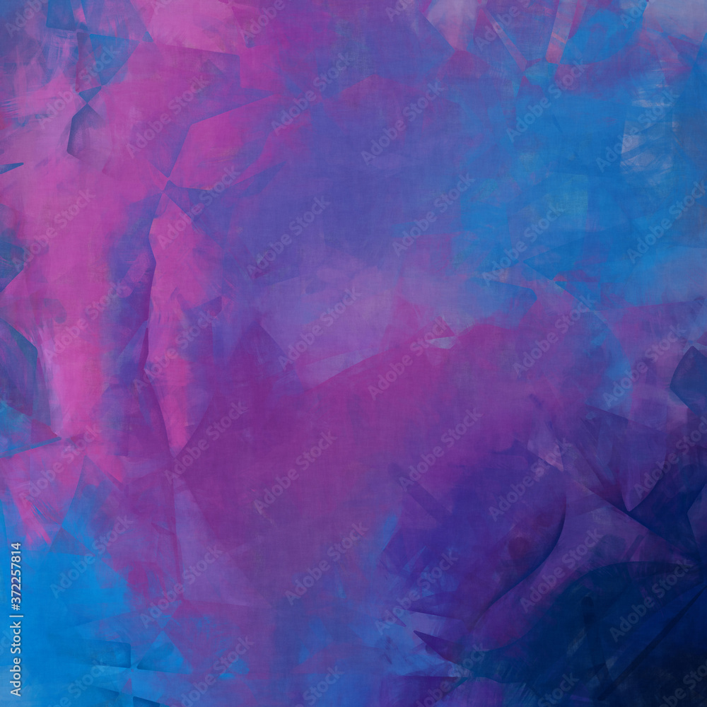 Fototapeta premium Modern art. Colorful contemporary artwork. Color strokes of paint. Brushstrokes on abstract background. Brush painting.