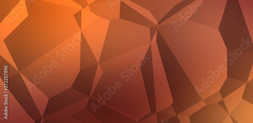 Polygonal background. Colorful wallpaper with geometric design. Digital 3d illustration.