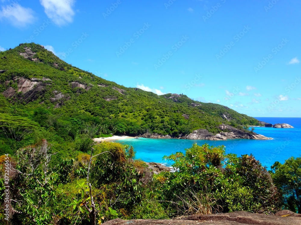 Seychelles, Indian Ocean, Mahe Island, west coast, Anse Major beach
