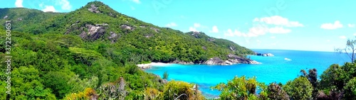 Seychelles, Indian Ocean, Mahe Island, west coast, Anse Major beach © Giban