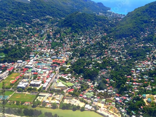 Seychelles, Indian Ocean, Mahe Island, Victoria City photo