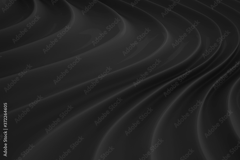 Digital silk cloth of wavy abstract backgrounds. Black and white 3D waves. Natural organic shapes. Digital silk cloth of wavy abstract backgrounds. Black and white 3D waves. Natural organic shapes.